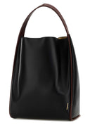 Jil Sander Black Leather Pivot Bucket Bag