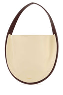 Jil Sander Ivory Leather Pivot Shoulder Bag