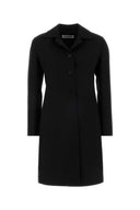 Jil Sander Black Twill Coat