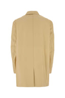 Jil Sander Cream Leather Blazer