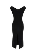 Jil Sander Black Crepe Dress
