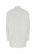 Camicia oversize in popeline bianco di Jil Sander
