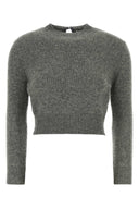 Jil Sander Grey Wool Blend Sweater
