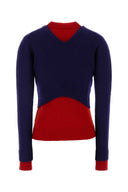 Jil Sander Navy Blue Wool Blend Sweater