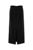 Jil Sander Black Jersey Skirt