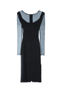 Elisabetta Franchi Abito Longuette Tulle