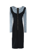 Elisabetta Franchi Abito Longuette Tulle