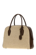 The Row Two Tone Canvas und Leder India 12.00 Handtasche