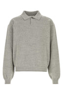 The Row Grey Cotton Polo Shirt