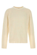 The Row Ivory Silk Laing Sweater