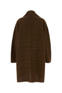 The Row Chocolate Cashmere Blend Novaan Cardigan