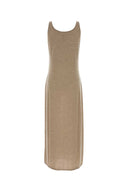 The Row Beige Cashmere Nareen Dress