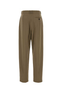 The Row Army Green Wool Gianni Pant