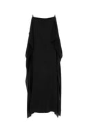 The Row Black Satin Kylo Dress