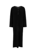 The Row Black Cotton Latoya Dress