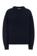 The Row Midnight Blue Wool Blend Ophelia Oversize Sweater