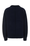The Row Midnight Blue Wool Blend Ophelia Oversize Sweater