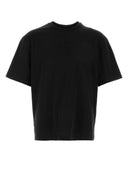 The Row Black Cotton Errigal T Shirt