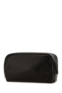 The Row Black Leather Astra Beauty Case