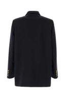 Valentino Garavani Navy Blue Wool Blazer