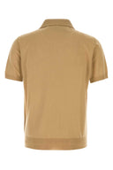 Valentino Garavani Camel Wool Polo Shirt