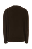 The Row Dark Brown Cashmere Odelle Sweater