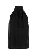 Valentino Garavani Black Crepe Top