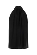 Valentino Garavani Black Crepe Top