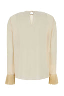 Valentino Garavani Ivory Crepe Blouse