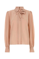 Valentino Garavani Pink Silk Blouse