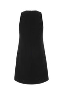 Valentino Garavani Black Crepe Couture Mini Dress
