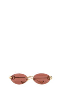 Valentino Garavani Gold Metal Sunglasses