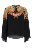 Etro Black Crepe Blouse