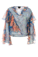 Etro Printed Silk Blouse