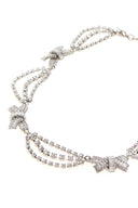 Alessandra Rich Embellished Metal Necklace