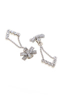Alessandra Rich Embellished Metal Earrings