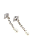 Alessandra Rich Embellished Metal Earrings