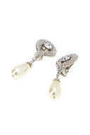 Alessandra Rich Silver Metal Earrings