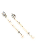 Alessandra Rich Embellished Metal Earrings