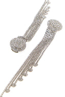 Alessandra Rich Embellished Metal Earrings