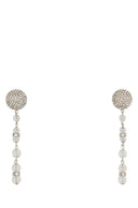 Alessandra Rich Embellished Metal Earrings