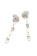 Alessandra Rich Embellished Metal Earrings