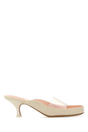 Chloe Two Tone Pvc And Leather Junie Mules
