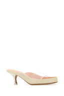 Chloe Two Tone Pvc And Leather Junie Mules