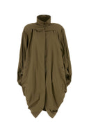 Chloe Olive Green Poplin Overcoat