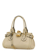 Chloe Sand Leather Paddington Shoulder Bag