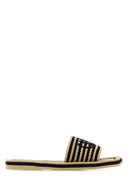 Chloe Embroidered Raffia Chloã¨ Sand Slippers