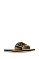 Chloe Embroidered Raffia Chloã¨ Sand Slippers