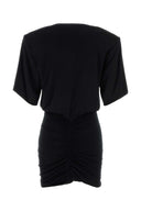 The Andamane Black Jersey Lennox T Shirt Mini Dress