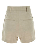The Andamane Melange Sand Stretch Twill Masha Shorts